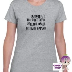 Changing The Toilet Paper Will Not Result In Brain Damage Tee -CheekyNeep Store changingthetoiletpaperteewomangrey
