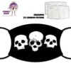 3 Skulls Face Cover With Filters 1 3 Skulls Face Cover With Filters -CheekyNeep Store face cover 3 skulls CN 0018 0215 by cheekyneep.com