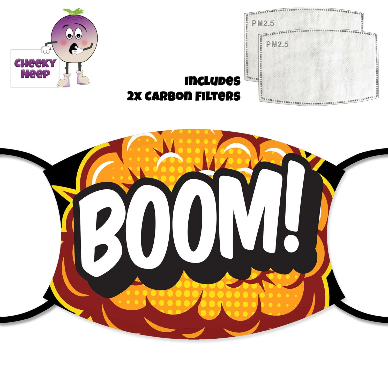 Boom Face Cover With Filters 3 Boom Face Cover With Filters