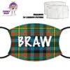 "Braw" Ghillies Tartan Face Cover With Filters 2 "Braw" Ghillies Tartan Face Cover With Filters -CheekyNeep Store face cover braw CN 0018 0102 t by cheekyneep.com
