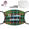 Ca Canny Aabody Tartan Face Cover With Filters -CheekyNeep Store face cover ca canny aabody tartan CN 0018 0069 by cheekyneep.com