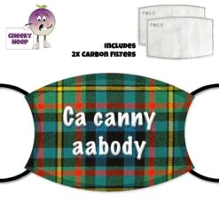 Ca Canny Aabody Tartan Face Cover With Filters
