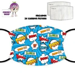 Cartoon Sounds Face Cover With Filters