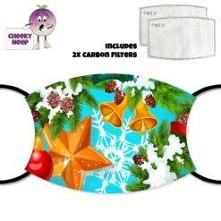 Star And Bell Face Cover With Filters