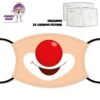 Clown Nose Face Cover With Filters -CheekyNeep Store face cover clown nose CN 0018 0229 by cheekyneep.com