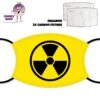 Danger Symbol Face Cover With Filters -CheekyNeep Store face cover danger CN 0018 0145 by cheekyneep.com