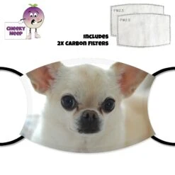 Chihuahua Dog Face Cover With Filters