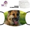 German Shepherd Dog Face Cover With Filters -CheekyNeep Store face cover dog german shepherd CN 0018 0130 by cheekyneep.com
