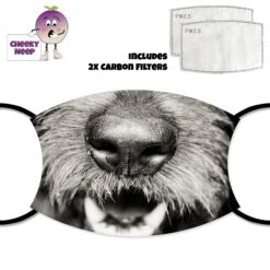 Terrier's Nose Dog Face Cover With Filters