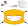 Emoji Mouth Face Cover With Filters -CheekyNeep Store face cover emoji mouth CN 0018 0231 by cheekyneep.com