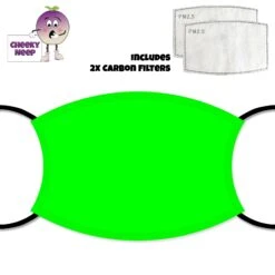 Green Coloured Face Cover With Filters