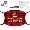 Keep Calm And Carry On Royal Stewart Tartan Face Cover With Filters 2 Keep Calm And Carry On Royal Stewart Tartan Face Cover With Filters -CheekyNeep Store face cover keep calm carry on royal stewart tartan CN 0018 0189 by cheekyneep.com