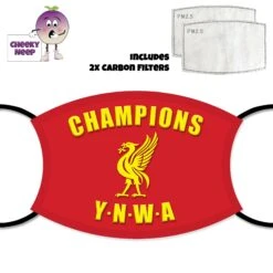 Liver Bird Face Cover With Filters