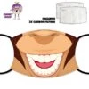 Monkey Mouth Face Cover With Filters -CheekyNeep Store face cover monkey mouth CN 0018 0224 by cheekyneep.com