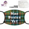 Nae Bosies Yet Tartan Face Cover With Filters -CheekyNeep Store face cover nae bosies yet tartan CN 0018 0071 by cheekyneep.com
