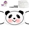 Panda Face Cover With Filters -CheekyNeep Store face cover panda CN 0018 0084 by cheekyneep.com