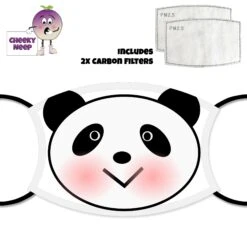 CheekyNeep Store 13 Panda Face Cover With Filters