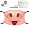 Pig Face Cover With Filters -CheekyNeep Store face cover pig face CN 0018 0243 by cheekyneep.com