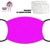 Pink Coloured Face Cover With Filters -CheekyNeep Store face cover pink CN 0018 0001 pink by cheekyneep.com