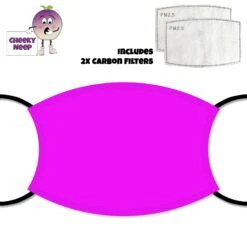 Pink Coloured Face Cover With Filters
