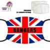 Rangers Face Cover With Filters -CheekyNeep Store face cover rangers CN 0018 0098 by cheekyneep.coml
