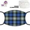 Lamont Ancient Tartan Face Cover With Filters -CheekyNeep Store face cover tartan 2 CN 0018 0106 by cheekyneep.com