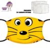 Tiger Face Cover With Filters -CheekyNeep Store face cover tiger CN 0018 0079 by cheekyneep.com