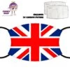 Union Jack Face Cover With Filters -CheekyNeep Store face cover union jack flag CN 0018 0075 by cheekyneep.com