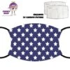 White Stars On Blue Face Cover With Filters 1 White Stars On Blue Face Cover With Filters -CheekyNeep Store face cover white stars on blue CN 0018 0156 by cheekyneep.com