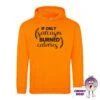 If Only Sarcasm Burned Calories Hoodie -CheekyNeep Store ifonlysarcasmburnedcaloriesorangecrushhoodie