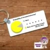 Rectangular Keyring Showing "Probability Of Grandad Behaving.." -CheekyNeep Store rectangular plastic two sided keyring probability of grandad behaving CN 0008 0065 by cheekyneep.com