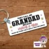Rectangular Keyring Showing "They Call Me Grandad Because.." 2 Rectangular Keyring Showing "They Call Me Grandad Because.." -CheekyNeep Store rectangular plastic two sided keyring they call me grandad CN 0008 0066 by cheekyneep.com