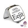 Compact Mirror Saying "100% Certified Eejit" 1 Compact Mirror Saying "100% Certified Eejit" -CheekyNeep Store square compact mirror 100pc eejit CN 0015 0005 by cheekyneep.com