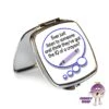 Compact Mirror Saying "Ever Just Listen...IQ Of A Crayon?" 1 Compact Mirror Saying "Ever Just Listen...IQ Of A Crayon?" -CheekyNeep Store square compact mirror IQ crayon listen CN 0015 0032 by cheekyneep.com
