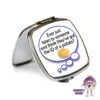 Compact Mirror Saying "Ever Just Listen...IQ Of A Potato?" -CheekyNeep Store square compact mirror IQ potato listen CN 0015 0034 by cheekyneep.com