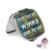 Compact Mirror Saying "Fits For Ye Winna Gan By Ye!" Tartan -CheekyNeep Store square compact mirror fits for ye reverse CN 0015 0041 by cheekyneep.com