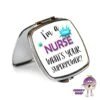 Compact Mirror Saying "I'm A Nurse What's Your Superpower?" 1 Compact Mirror Saying "I'm A Nurse What's Your Superpower?" -CheekyNeep Store square compact mirror superpower nurse CN 0015 0017 by cheekyneep.com