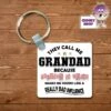 Square Keyring Showing "They Call Me Grandad Because.." -CheekyNeep Store square plastic two sided keyring They call me Grandad CN 0007 0066 by cheekyneep.com