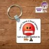 Square Keyring Showing "I Don't Have A Bad Temper..." 1 Square Keyring Showing "I Don't Have A Bad Temper..." -CheekyNeep Store square plastic two sided keyring bad temper CN 0007 0018 by cheekyneep.com